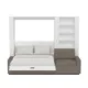 Queen Size Murphy Bed with Extended Couch | Inovabed - Image 15