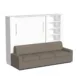 Queen Size Murphy Bed with Extended Couch | Inovabed - Image 14