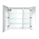 Krugg  36" X 36"  LED Bi-View Medicine Cabinet with Dimmer & Defogger LEFT HINGE SVANGE3636L - Image 2