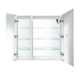 Krugg Svange 36" X 36" LED Bi-View Medicine Cabinet with Dimmer & Defogger RIGHT HINGE SVANGE3636R - Image 2