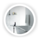 Krugg Sol 30'' Round Bathroom LED Mirror Sol30