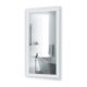 Krugg Bijou 15'' x 30'' LED Bathroom Mirror with Dimmer & Defogger Small Lighted Vanity Mirror Bijou1530