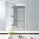 Krugg Kinetic 15'' x 30'' Left LED Medicine Cabinet with Dimmer & Defogger Kinetic1530L - Image 3