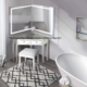 Krugg Mod SM Corned 36'' x 36'' 5000K Square Modular Led Bathroom Vanity Mirror With Built-in Defogger and Dimmer - Image 8