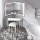 Krugg Mod SM Corned 36'' x 36'' 5000K Square Modular Led Bathroom Vanity Mirror With Built-in Defogger and Dimmer - Image 9