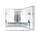 Krugg Mod SM Corned 36'' x 36'' 5000K Square Modular Led Bathroom Vanity Mirror With Built-in Defogger and Dimmer - Image 6