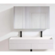 Krugg Reflections Plaza 48'' x 30'' Tri-View Left-Left-Right Opening Rectangular Recessed/Surface-Mount Medicine Cabinet Mirror - Image 5