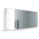 Krugg Reflections Plaza 60'' x 30'' Tri-View Left-Right-Right Opening Rectangular Recessed/Surface-Mount Medicine Cabinet Mirror