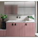 Krugg Reflections Plaza 72'' x 30'' Tri-View Left-Right-Right Opening Rectangular Recessed/Surface-Mount Medicine Cabinet Mirror - Image 4