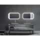 Krugg Tudor 24'' x 42'' LED Bathroom Mirror with Dimmer & Defogger Tudor2442 - Image 8