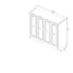 Landscape Murphy Bed, Full Size, White | Leto Muro - Image 6