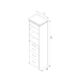Leto Muro Coventry Storage Side Tower in Walnut CSTR - Image 8