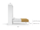 Multimo Queen-Size Loft (Murphy) Bed – Space-Saving Smart Furniture - Image 5