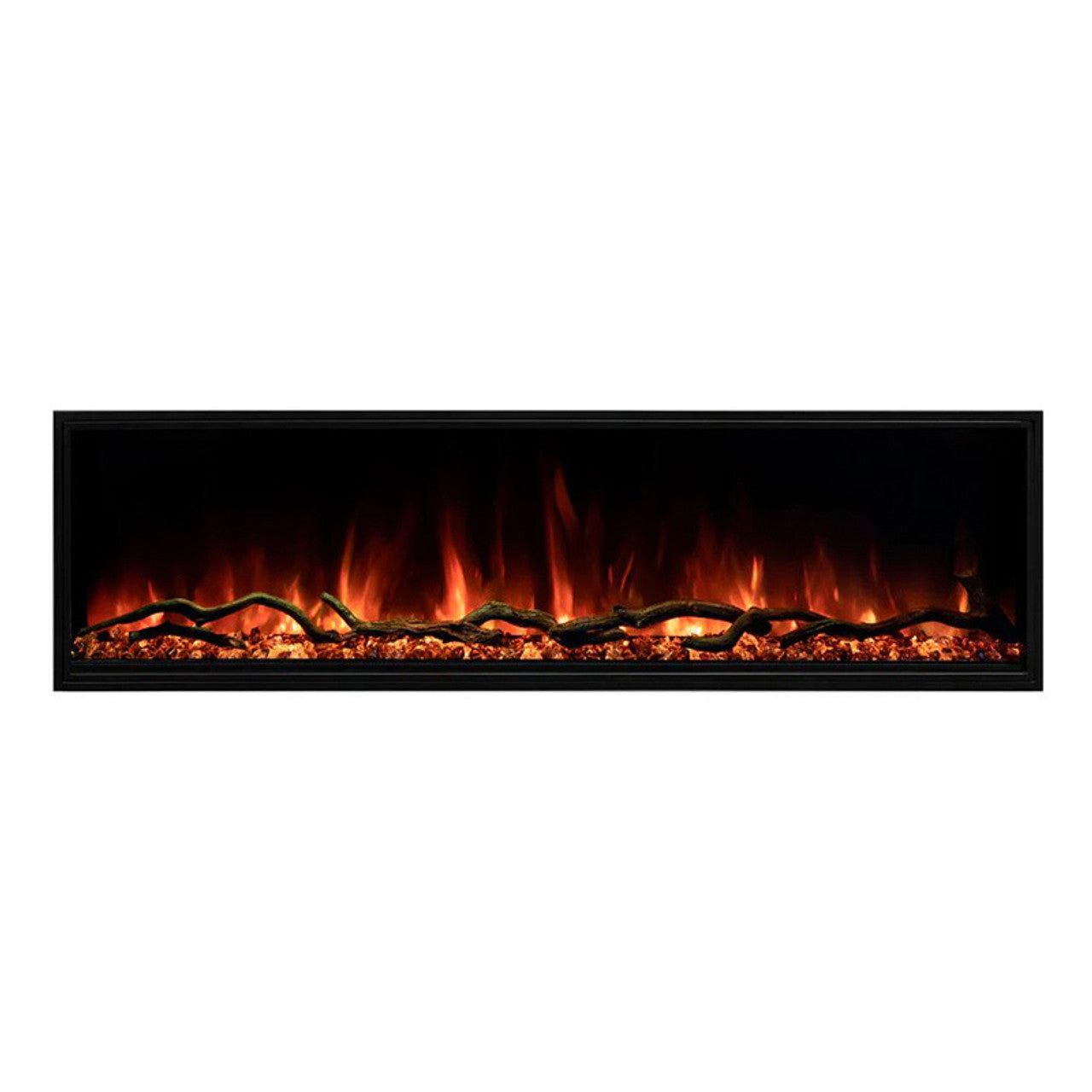 images Modern Flames Landscape Pro Slim 56" Single-Sided Built-In Electric Fireplace - LPS-5614 - Image 1