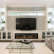 Modern Flames Orion Slim 76" Single-Sided Heliovision Virtual Electric Fireplace - OR76-SLIM - Image 2