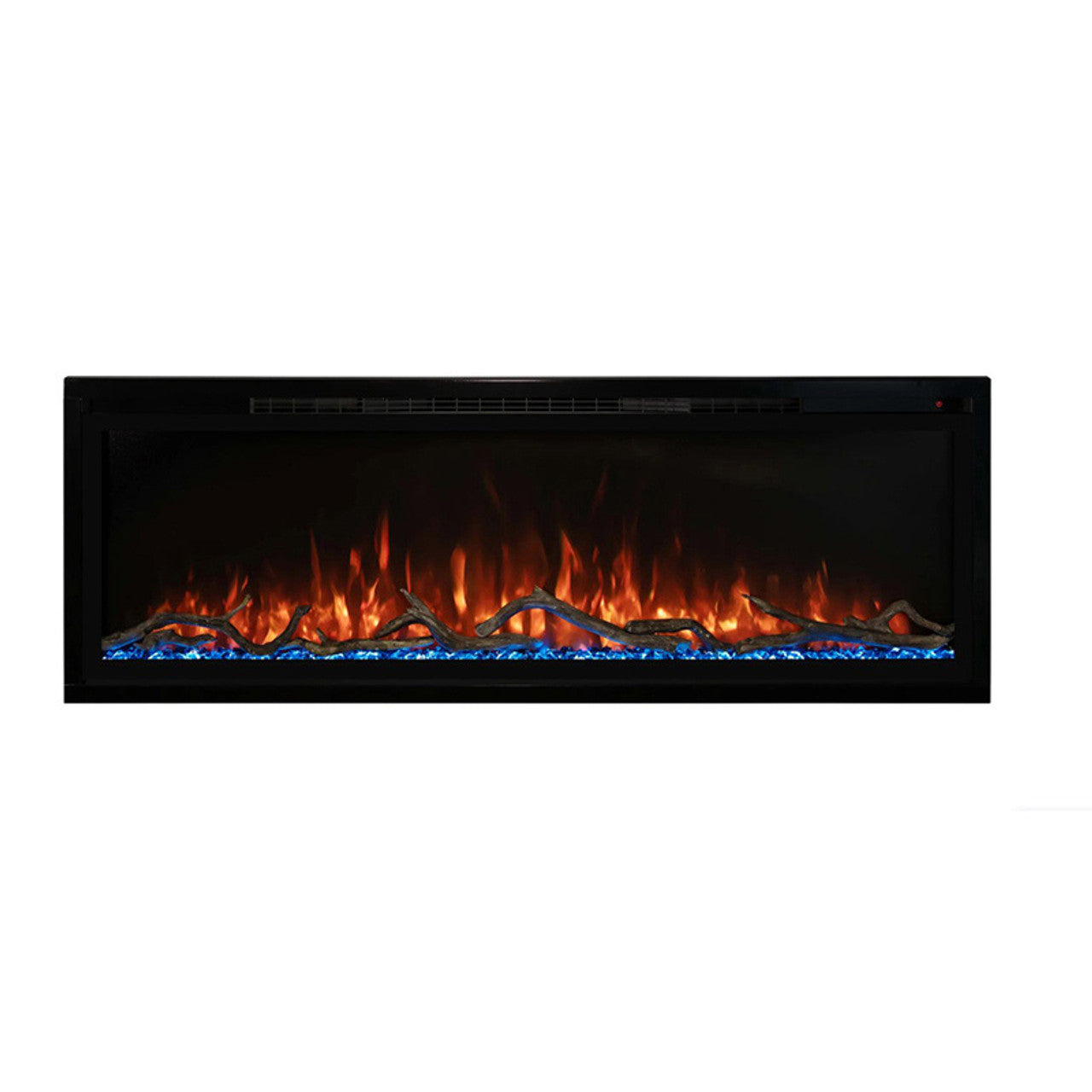 images Modern Flames Spectrum Slimline 100" Ultra-Slim Build-In Electric Fireplace - SPS-100B - Image 1