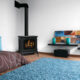 Napoleon Knightsbridge™ Direct Vent Stove, Natural Gas, Millivolt Ignition - Black GDS60-1NSB
