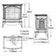 Napoleon Knightsbridge™ Direct Vent Stove, Natural Gas, Millivolt Ignition - Black GDS60-1NSB - Image 6