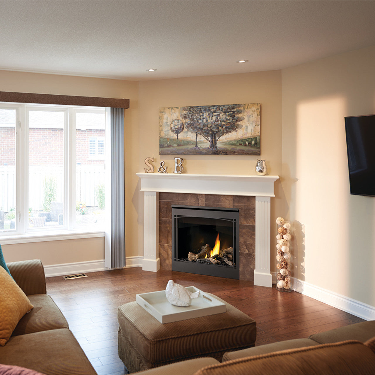 images Napoleon 36'' Ascent Direct Vent Fireplace Electronic Ignition B36NTREA-1 - Image 1