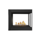 Napoleon Ascent™ Multi-View 3-Sided Direct Vent Fireplace with Glass Embers, Natural Gas, Millivolt Ignition BHD4PGN