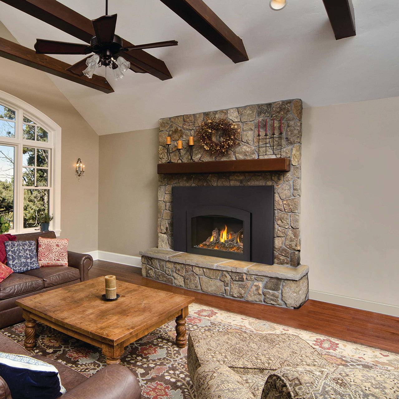 images Napoleon Oakville⢠X3 Gas Fireplace Insert, Natural Gas, Millivolt Ignition GDIX3N-1 - Image 1