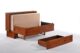 Night and Day Furniture Clover Murphy Cabinet Bed, Queen, Cherry Finish - Image 3