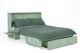 Night and Day Furniture Poppy Murphy Cabinet Bed, Queen, Seafoam Green Finish - Image 6