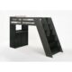Night and Day Furniture Galaxy Loft Bunk in Stonewash/Black GAL-TLB-STW/BLK-COM - Image 2