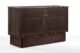 Night and Day Furniture Clover Murphy Cabinet Bed, Queen, Chocolate Finish - Image 2