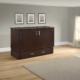 Night and Day Furniture Sagebrush Murphy Cabinet Bed, Queen, Chocolate Finish - Image 3