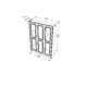 Queen Murphy Bed, Vertical, White by Leto Muro - Image 5