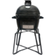 Primo All-In-One  Oval Junior 200 Ceramic Charcoal Grill Heavy-Duty Stand, Side Shelves, Ash Tool and Grate Lifter PGCJRC - Image 2