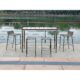 Whiteline Modern Living -Stone Outdoor Bar Table BR1597 - Image 4