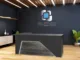 Office Computer Desk | Laminate Counter w/ Color‑Changing LED, Grommets & Floor‑Protecting Sliders - Image 3