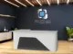 Office Computer Desk | Laminate Counter w/ Color‑Changing LED, Grommets & Floor‑Protecting Sliders - Image 8