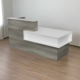 84" Modern Reception Desk | Pre-Assembled Laminate Front Counter - Image 13