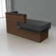 84" Modern Reception Desk | Pre-Assembled Laminate Front Counter - Image 7