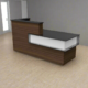 84" Modern Reception Desk | Pre-Assembled Laminate Front Counter - Image 5
