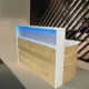 Frosted Reception Desk | Flat‑Pack Laminate Counter - Image 4