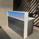Frosted Reception Desk | Flat‑Pack Laminate Counter