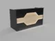 Reception Desk | Laminate Counter w/ LED Accent & Cable Grommets (4–7 ft) - Image 2