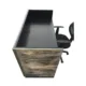 Reclaimed Wood Reception Desk Eco | 4 ft Pre‑Assembled - Image 7