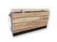 Reception Desk With Dallas Slats | 4–8 ft Handmade Flat‑Pack Desk - Image 4