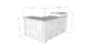 Sales Counter Desk | 6–8 ft Rustic Torched Pine & Steel Sales/Reception Desk - Image 3