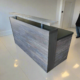 Scorched Oak Reception Desk |  4–7 ft Reclaimed Distressed Wood