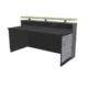 White-Washed Modern Reception Desk |  4–7 ft Reclaimed Wood - Image 4