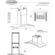 Cosmo 30" Ductless Wall Mount Range Hood - Image 8