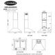Cosmo 24" Ducted Wall Mount Range Hood in Stainless Steel with LED Lighting and Permanent Filters COS-6324EWH - Image 10