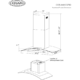 Cosmo 30" Ducted Island Range Hood in Stainless Steel with LED Lighting and Permanent Filters COS-668ICS750 - Image 9