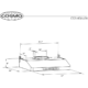 Cosmo 36" Under Cabinet Range Hood with Digital Touch Controls, 3-Speed Fan, LED Lights and Permanent Filters in Stainless Steel COS-KS6U36 - Image 16